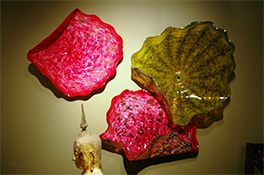 Wall SeaShapes Art Glass by Robert Kaindl
